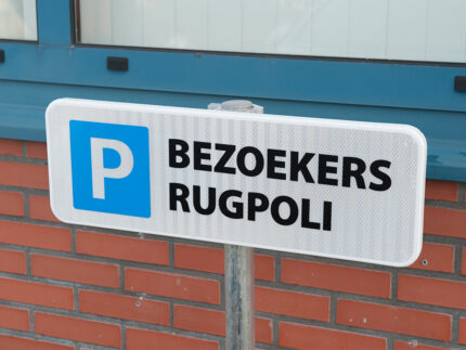 Rugpoli bewegwijzering extern