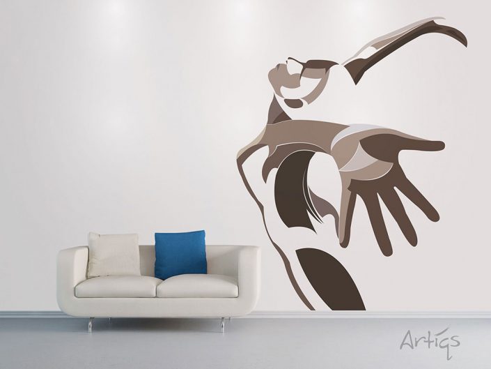 wandsticker of naadloos behang