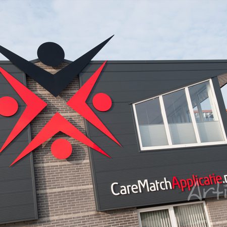 Carematch applicatie: gevelreclame