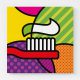 Tandarts PopArt 'Tandenborstel'